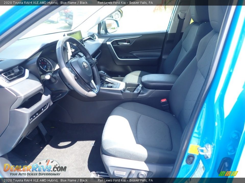 2020 Toyota RAV4 XLE AWD Hybrid Blue Flame / Black Photo #15
