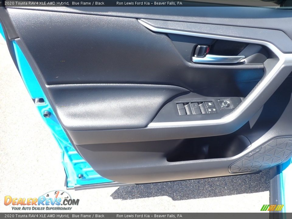 2020 Toyota RAV4 XLE AWD Hybrid Blue Flame / Black Photo #16