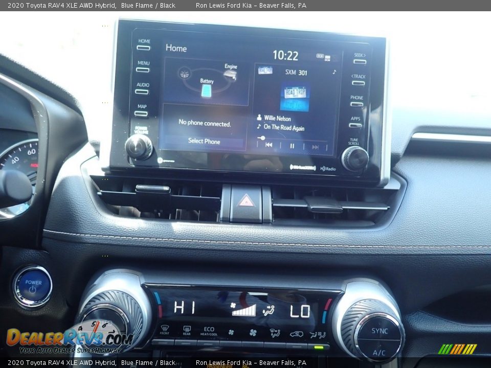 2020 Toyota RAV4 XLE AWD Hybrid Blue Flame / Black Photo #19