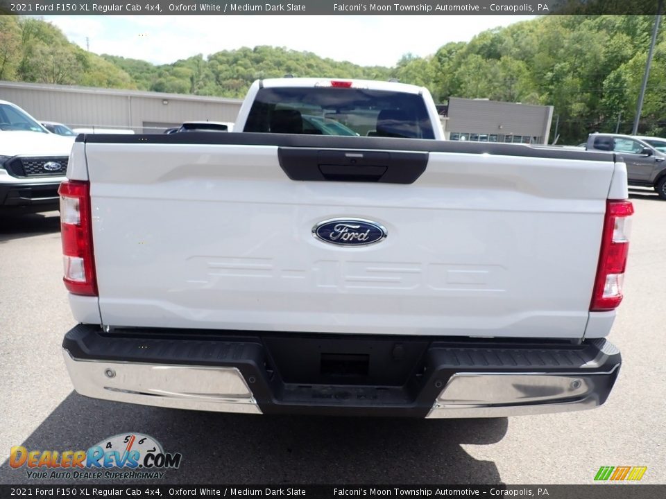 2021 Ford F150 XL Regular Cab 4x4 Oxford White / Medium Dark Slate Photo #7