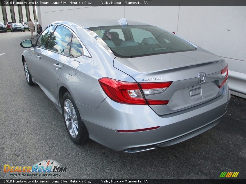 2018 Honda Accord LX Sedan Lunar Silver Metallic / Gray Photo #3