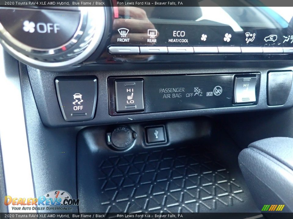 2020 Toyota RAV4 XLE AWD Hybrid Blue Flame / Black Photo #22