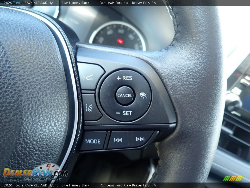 2020 Toyota RAV4 XLE AWD Hybrid Blue Flame / Black Photo #23