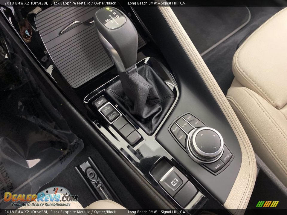 2018 BMW X2 sDrive28i Black Sapphire Metallic / Oyster/Black Photo #26