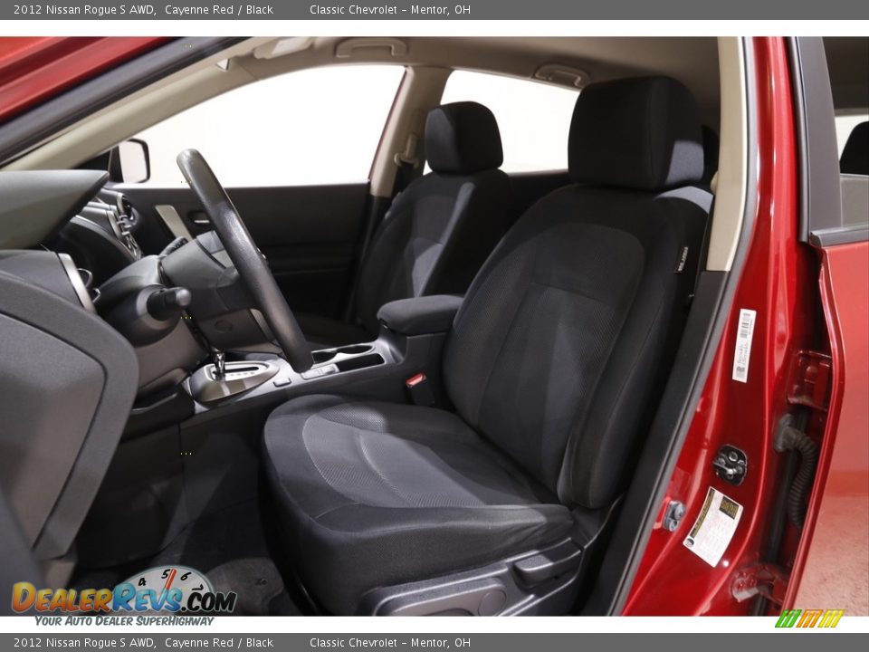 2012 Nissan Rogue S AWD Cayenne Red / Black Photo #5