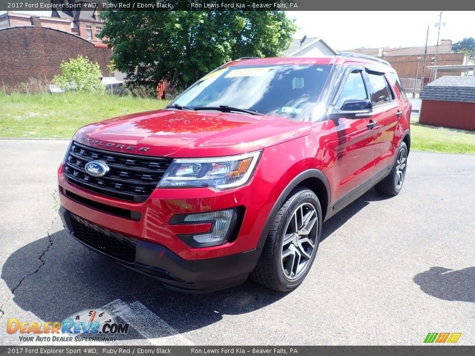 2017 Ford Explorer Sport 4WD Ruby Red / Ebony Black Photo #5