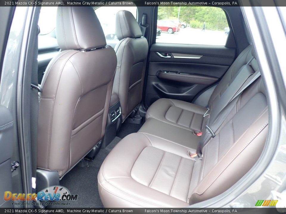 Rear Seat of 2021 Mazda CX-5 Signature AWD Photo #7