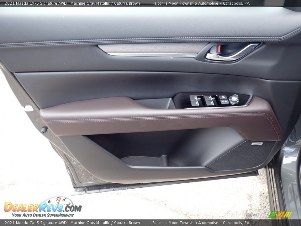 Door Panel of 2021 Mazda CX-5 Signature AWD Photo #9