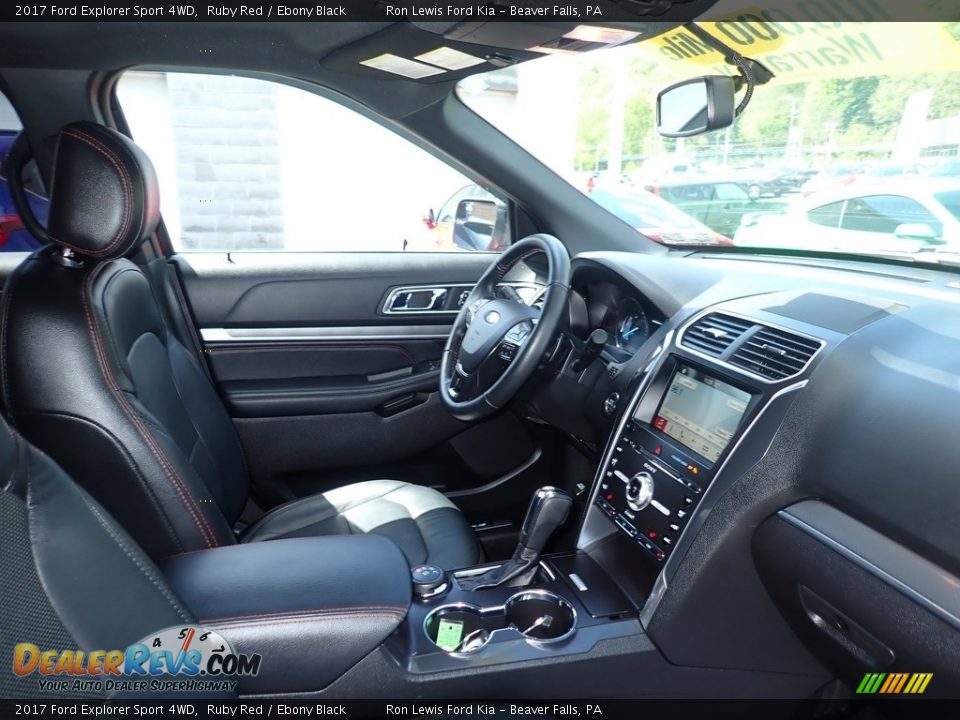 2017 Ford Explorer Sport 4WD Ruby Red / Ebony Black Photo #11
