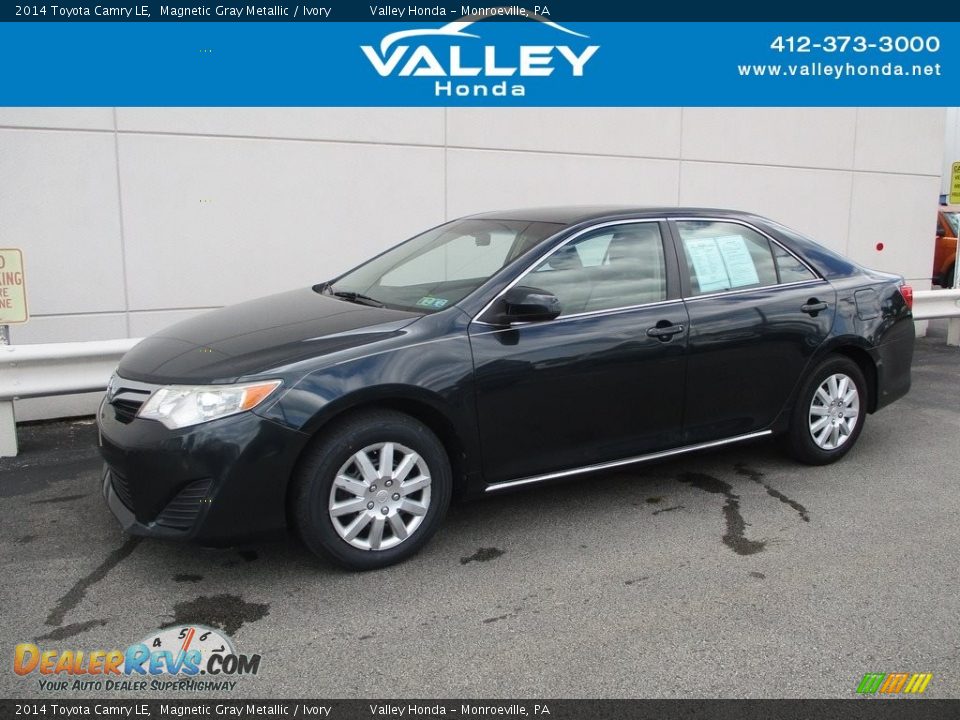 2014 Toyota Camry LE Magnetic Gray Metallic / Ivory Photo #1