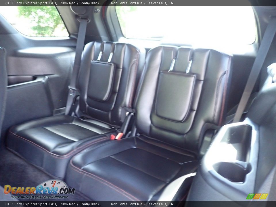 2017 Ford Explorer Sport 4WD Ruby Red / Ebony Black Photo #12