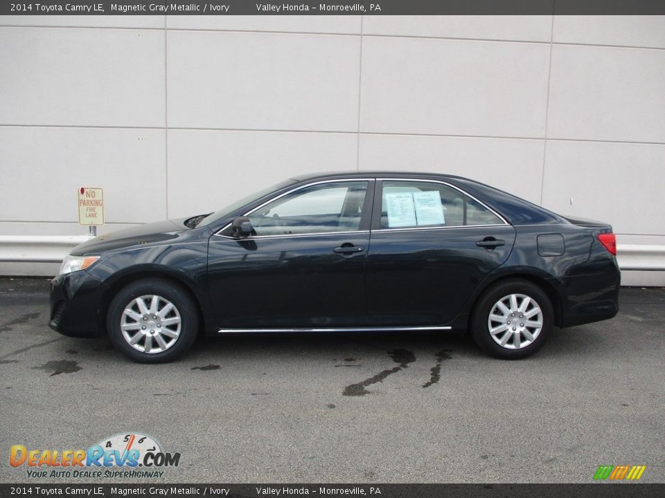 2014 Toyota Camry LE Magnetic Gray Metallic / Ivory Photo #2
