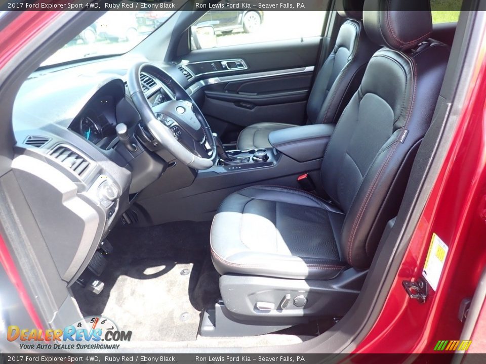 2017 Ford Explorer Sport 4WD Ruby Red / Ebony Black Photo #14