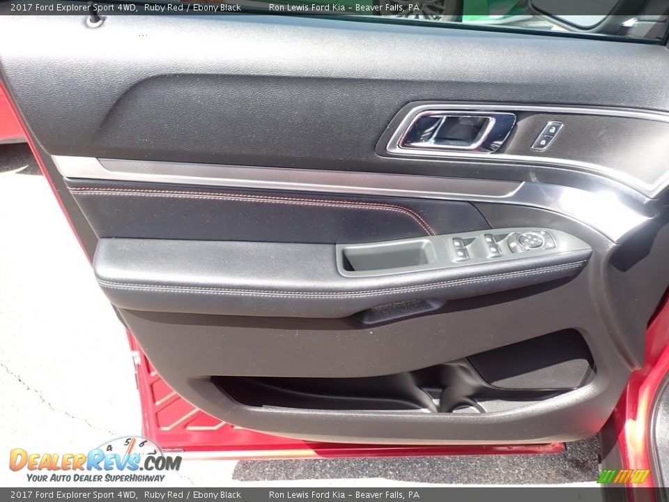 2017 Ford Explorer Sport 4WD Ruby Red / Ebony Black Photo #15