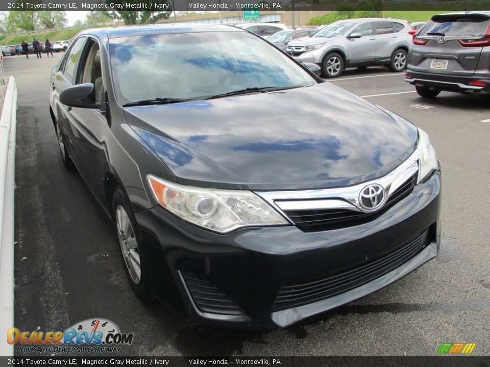 2014 Toyota Camry LE Magnetic Gray Metallic / Ivory Photo #8