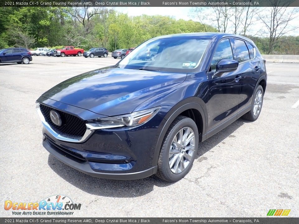 Front 3/4 View of 2021 Mazda CX-5 Grand Touring Reserve AWD Photo #5