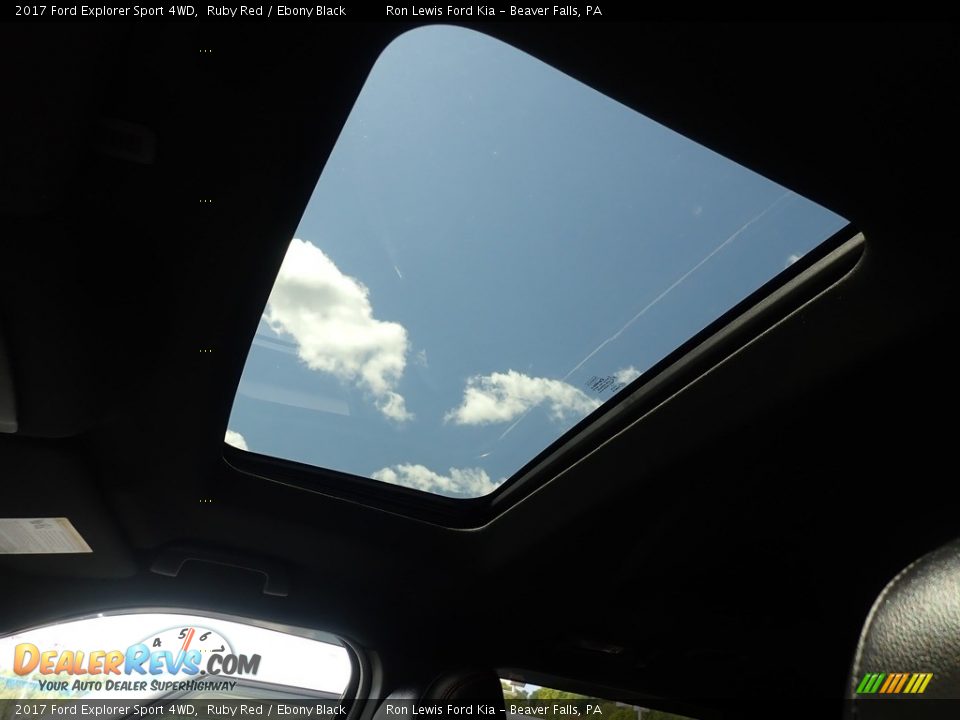 2017 Ford Explorer Sport 4WD Ruby Red / Ebony Black Photo #22