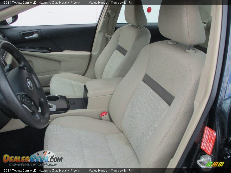 2014 Toyota Camry LE Magnetic Gray Metallic / Ivory Photo #12
