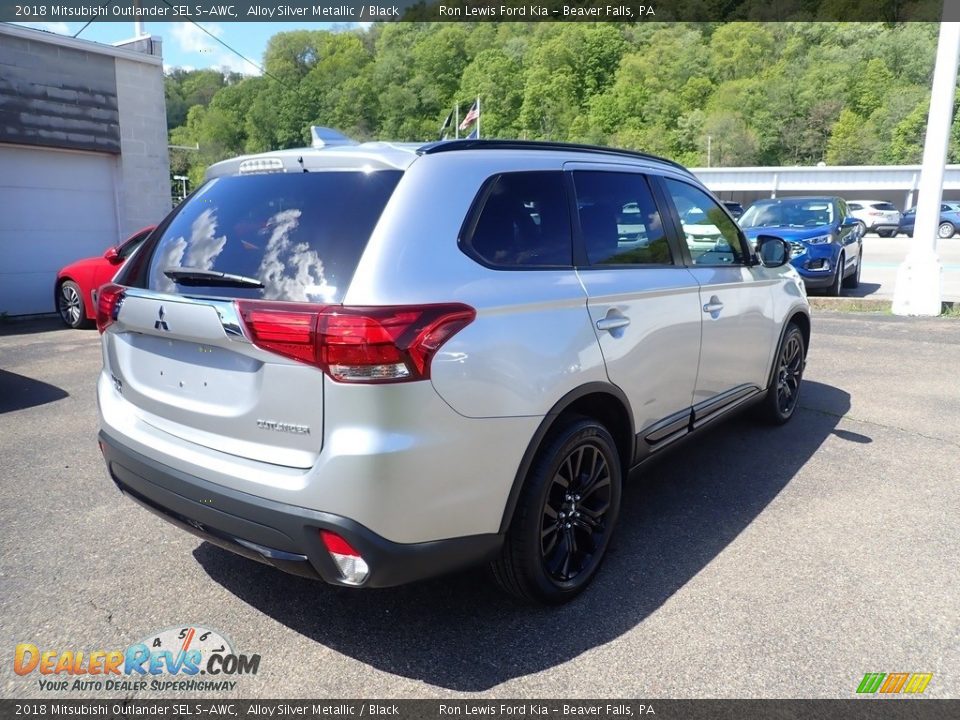 2018 Mitsubishi Outlander SEL S-AWC Alloy Silver Metallic / Black Photo #2