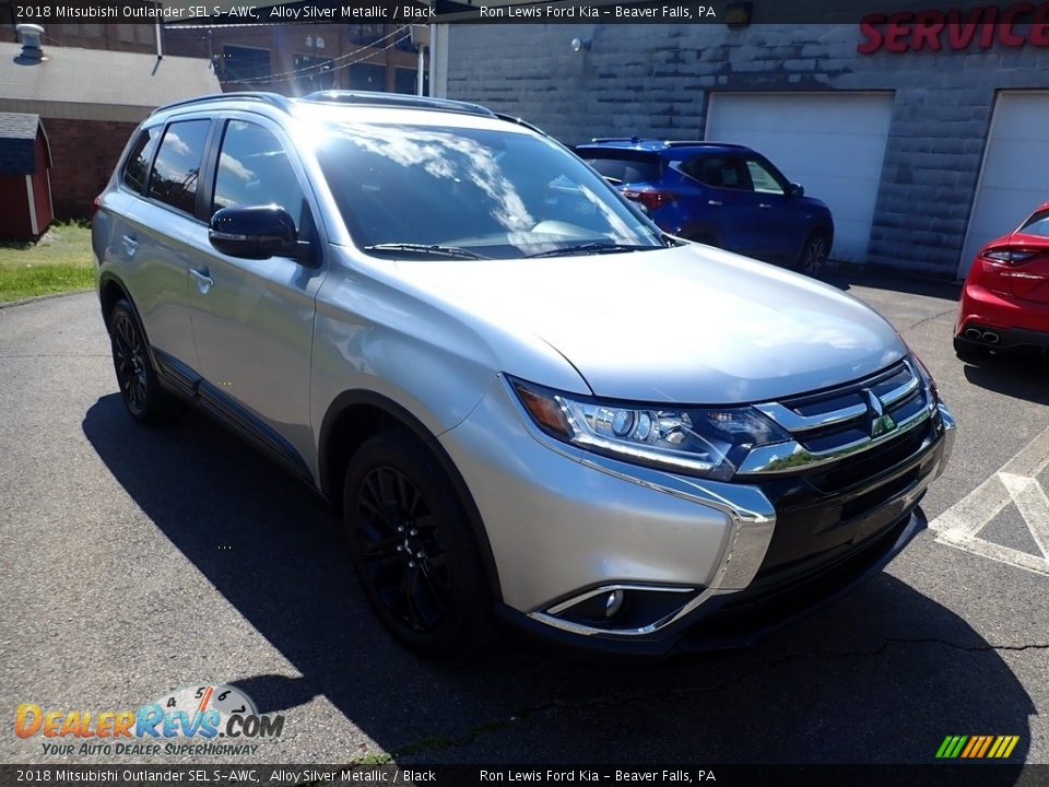 2018 Mitsubishi Outlander SEL S-AWC Alloy Silver Metallic / Black Photo #4