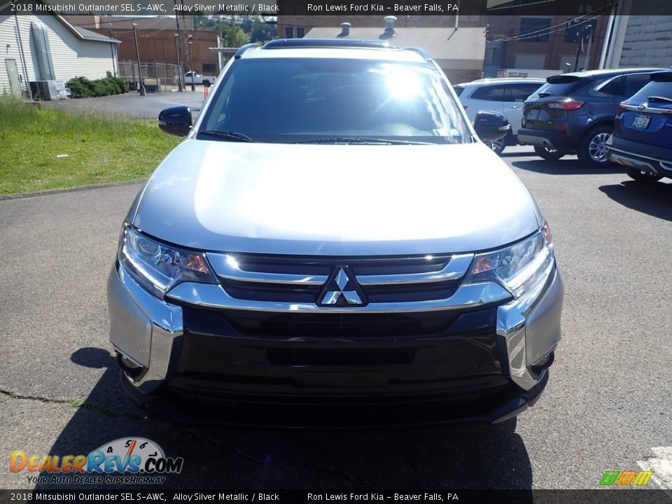 2018 Mitsubishi Outlander SEL S-AWC Alloy Silver Metallic / Black Photo #6