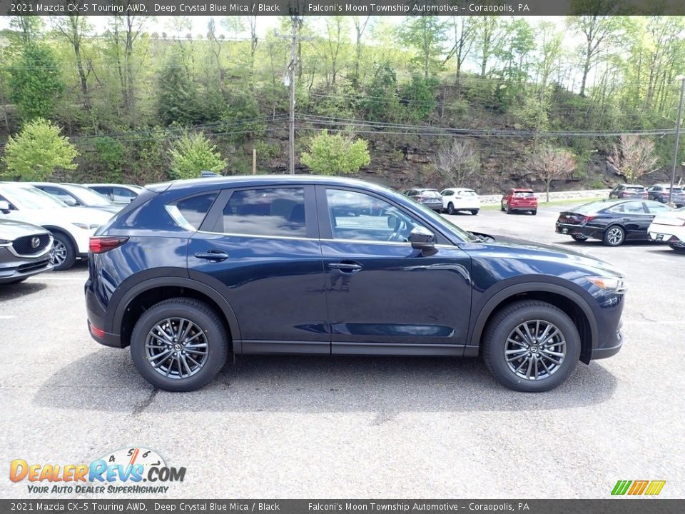 2021 Mazda CX-5 Touring AWD Deep Crystal Blue Mica / Black Photo #1