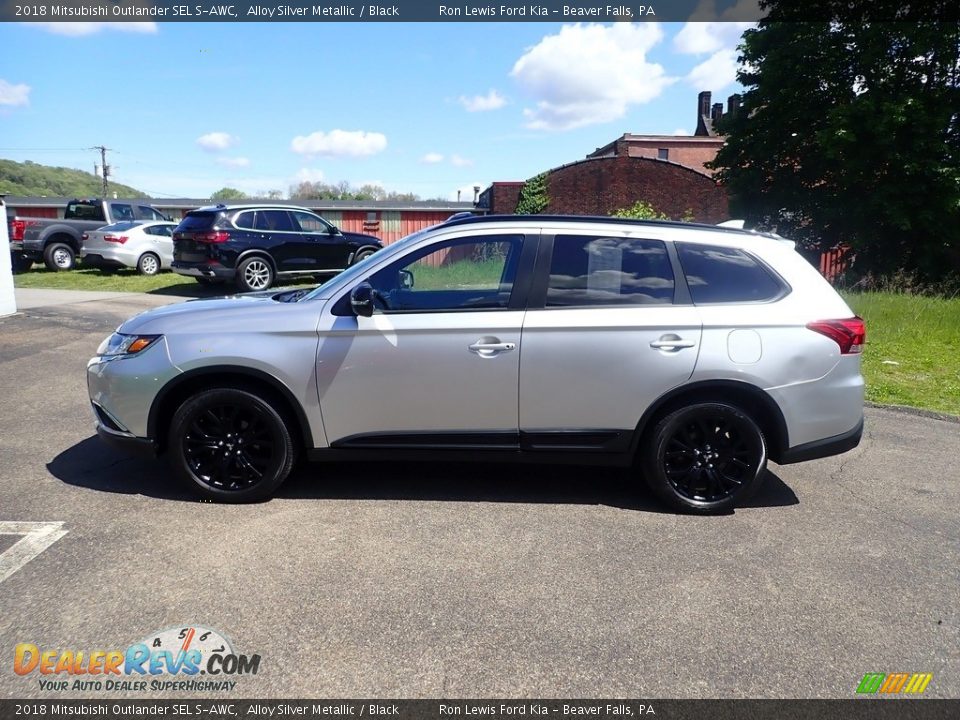 2018 Mitsubishi Outlander SEL S-AWC Alloy Silver Metallic / Black Photo #9