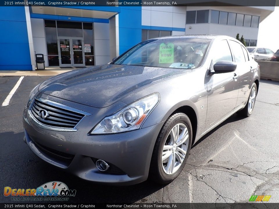 2015 Infiniti Q40 Sedan Graphite Shadow / Graphite Photo #2