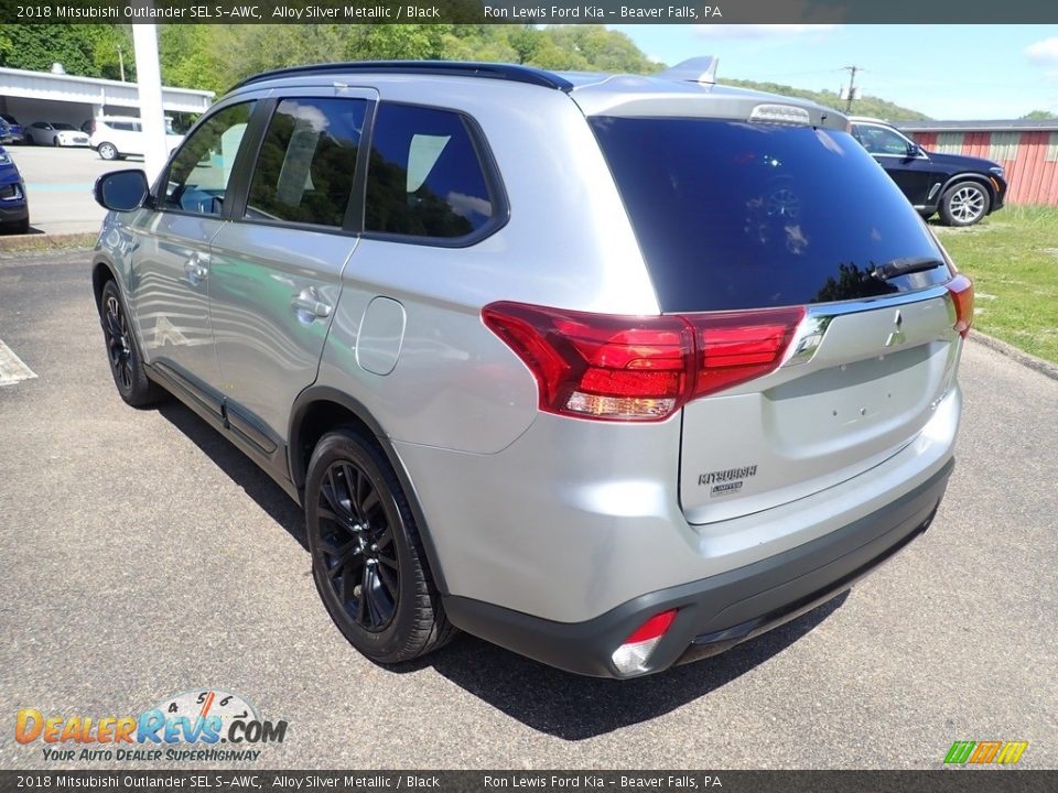 2018 Mitsubishi Outlander SEL S-AWC Alloy Silver Metallic / Black Photo #10