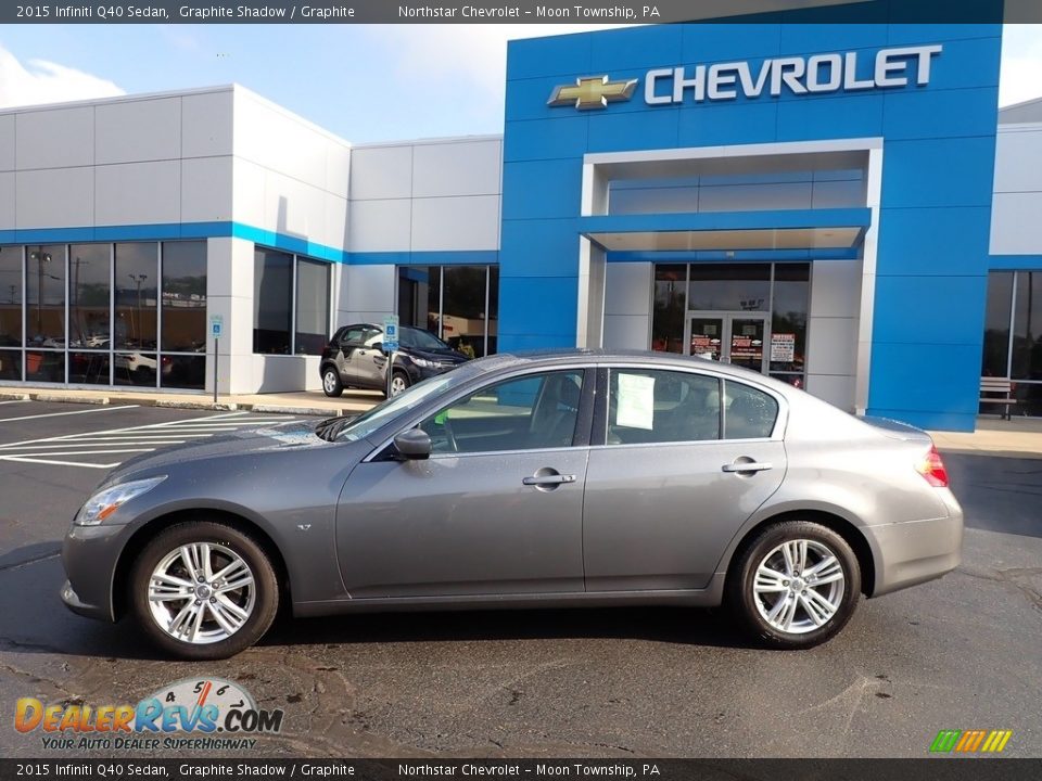 Graphite Shadow 2015 Infiniti Q40 Sedan Photo #3