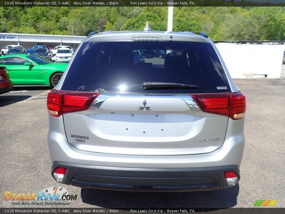 2018 Mitsubishi Outlander SEL S-AWC Alloy Silver Metallic / Black Photo #11