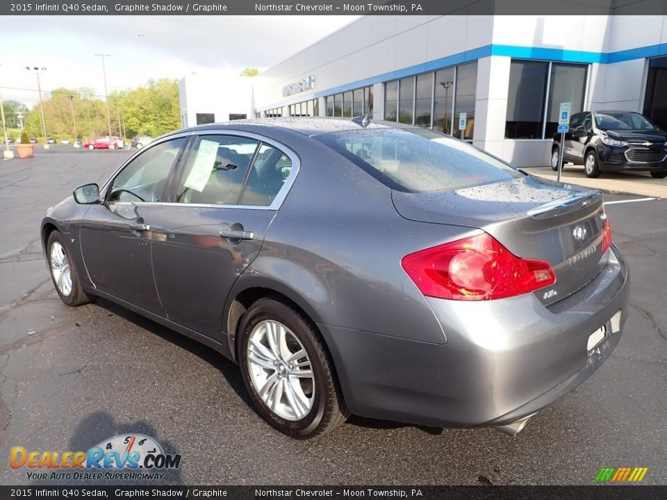 2015 Infiniti Q40 Sedan Graphite Shadow / Graphite Photo #4