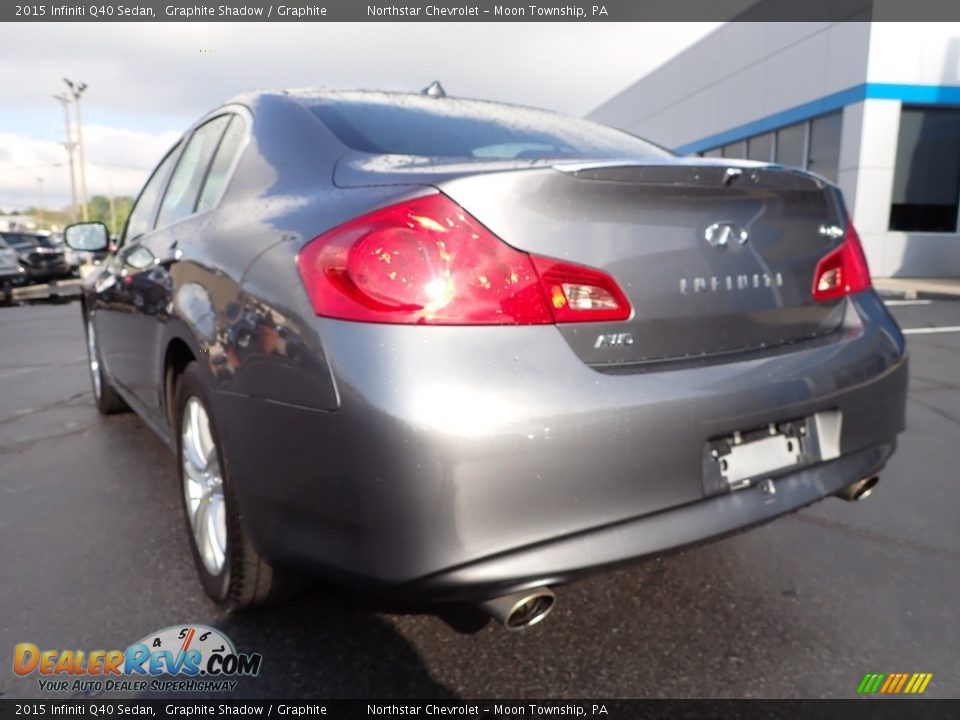 2015 Infiniti Q40 Sedan Graphite Shadow / Graphite Photo #5