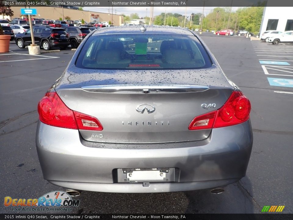 2015 Infiniti Q40 Sedan Graphite Shadow / Graphite Photo #6