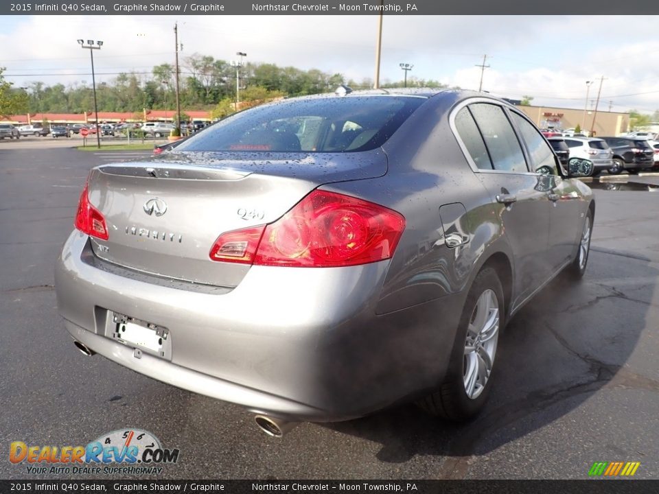 2015 Infiniti Q40 Sedan Graphite Shadow / Graphite Photo #7