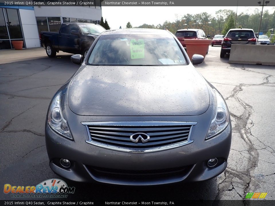 2015 Infiniti Q40 Sedan Graphite Shadow / Graphite Photo #12