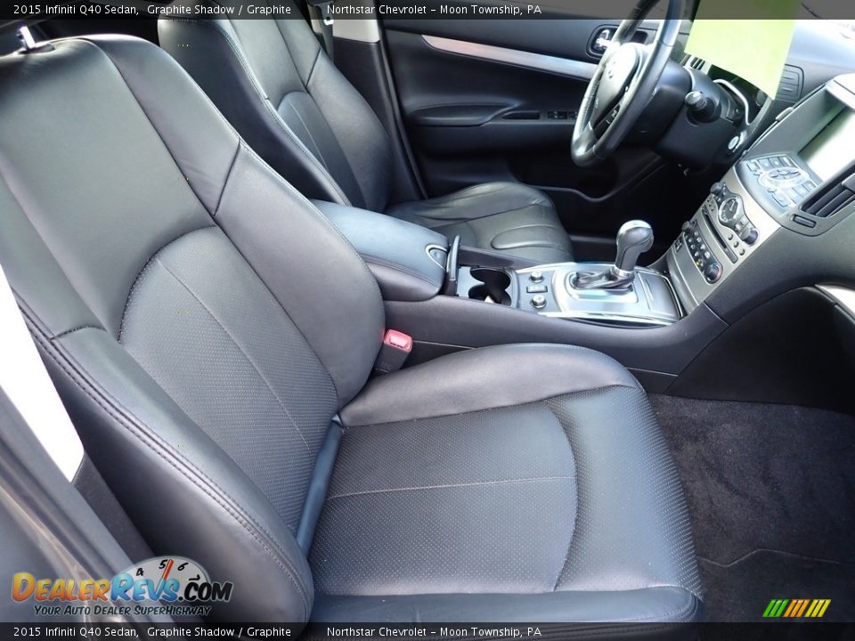 Front Seat of 2015 Infiniti Q40 Sedan Photo #14