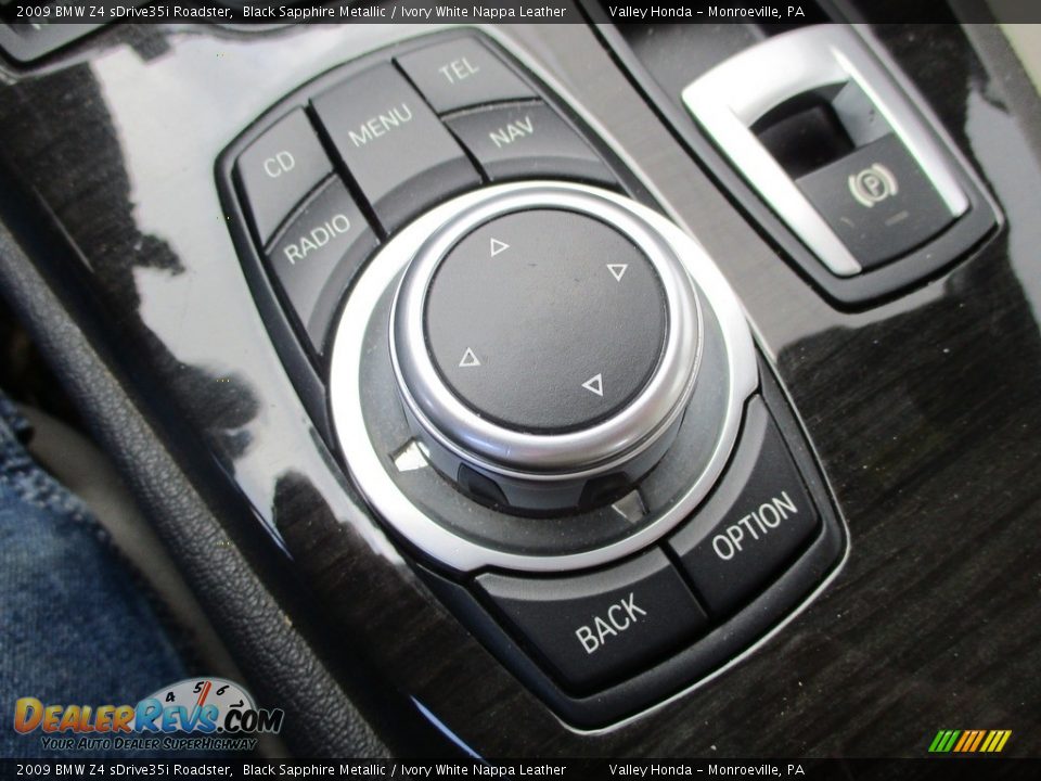 2009 BMW Z4 sDrive35i Roadster Black Sapphire Metallic / Ivory White Nappa Leather Photo #15