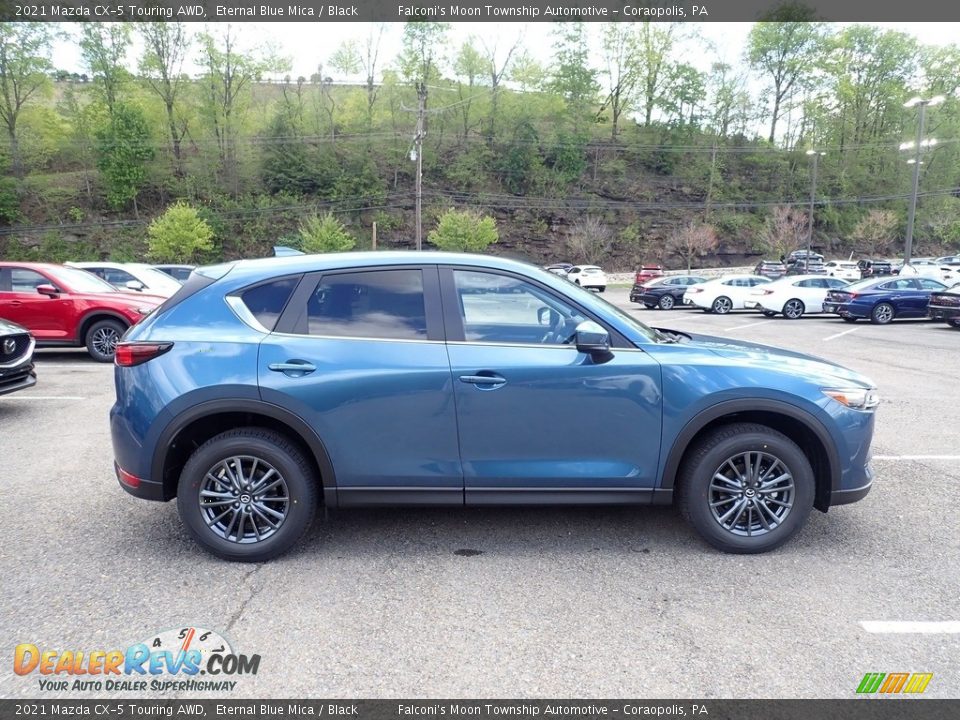 2021 Mazda CX-5 Touring AWD Eternal Blue Mica / Black Photo #1