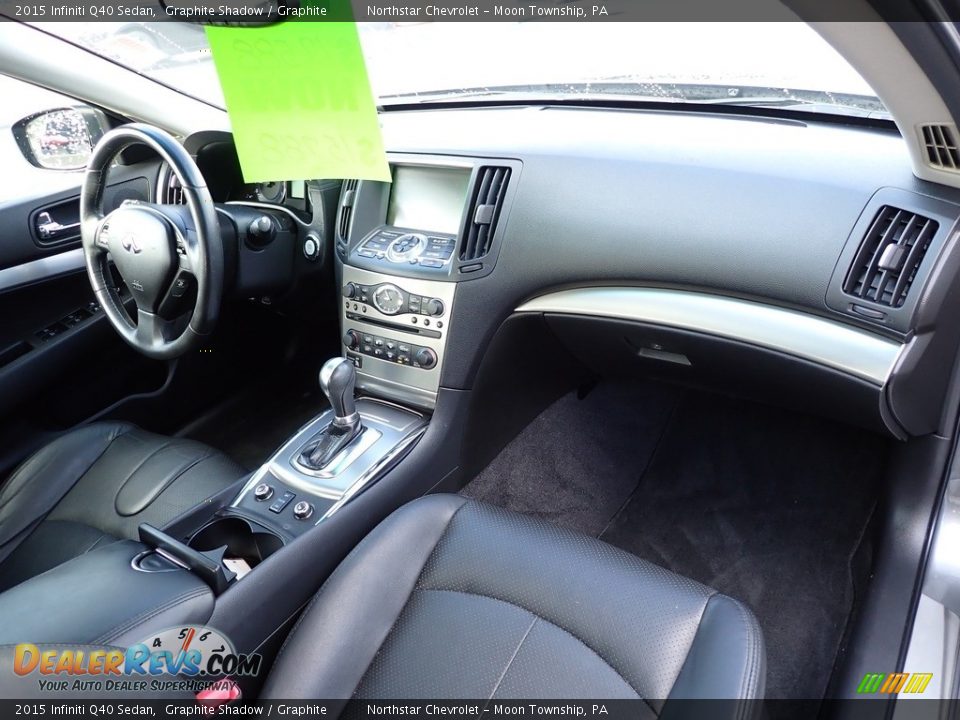 Graphite Interior - 2015 Infiniti Q40 Sedan Photo #15