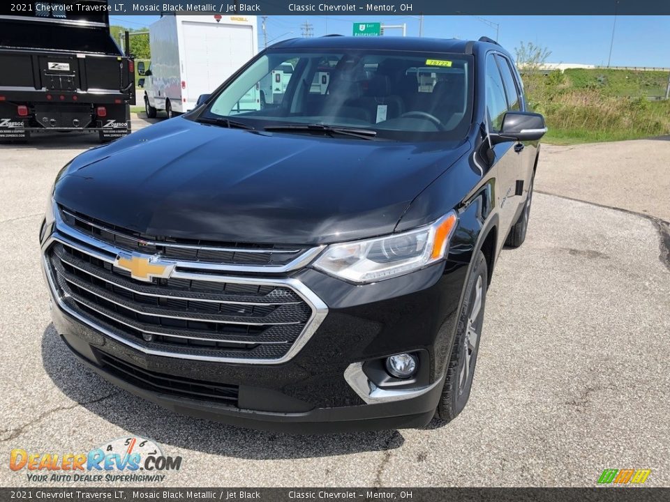 2021 Chevrolet Traverse LT Mosaic Black Metallic / Jet Black Photo #1