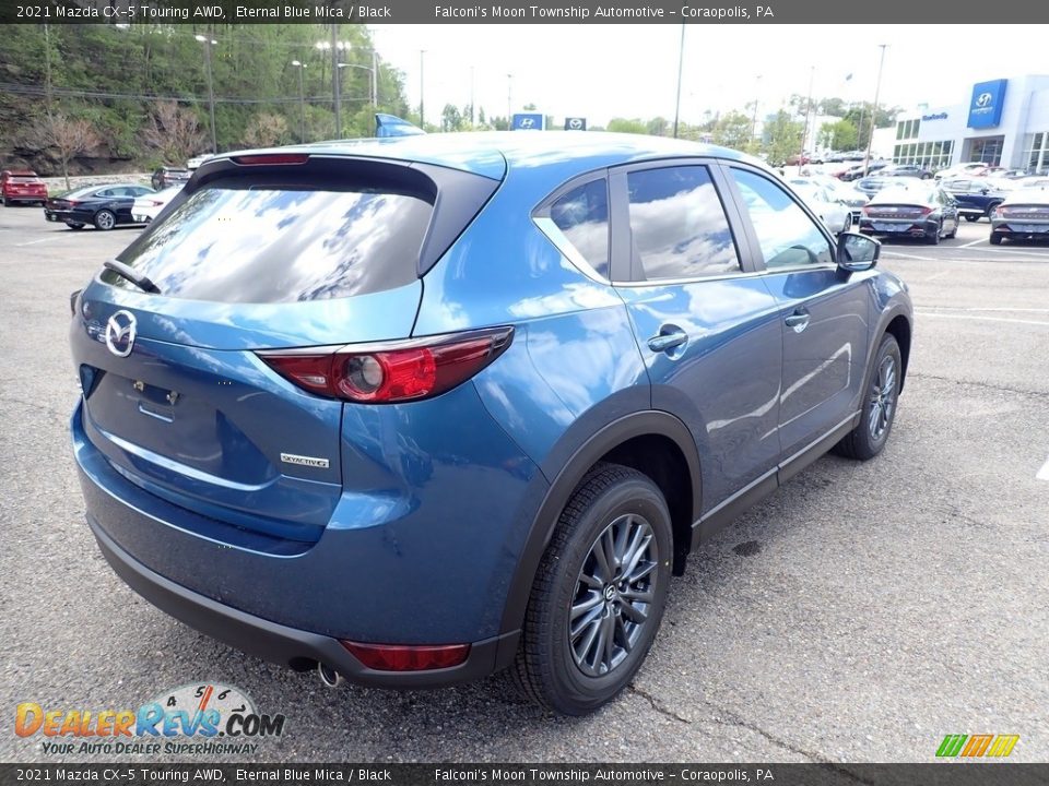 2021 Mazda CX-5 Touring AWD Eternal Blue Mica / Black Photo #2