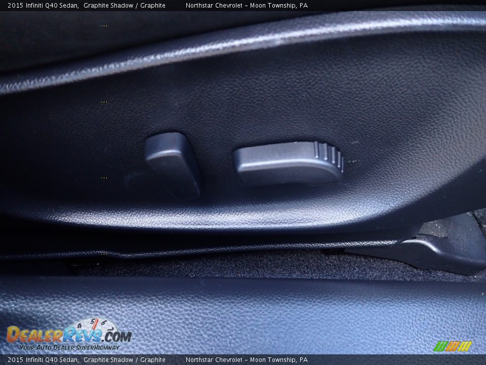 2015 Infiniti Q40 Sedan Graphite Shadow / Graphite Photo #16