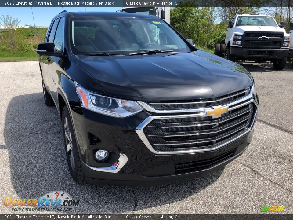 2021 Chevrolet Traverse LT Mosaic Black Metallic / Jet Black Photo #2