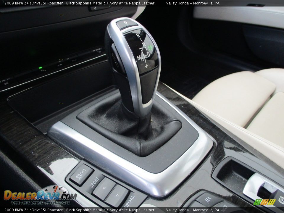 2009 BMW Z4 sDrive35i Roadster Black Sapphire Metallic / Ivory White Nappa Leather Photo #18