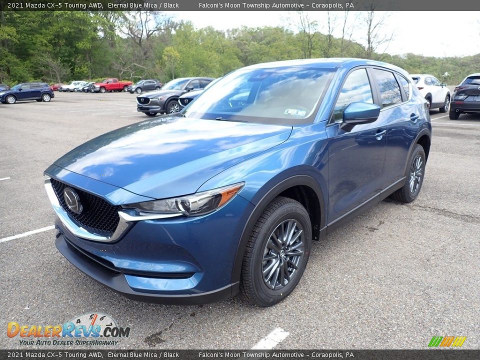 2021 Mazda CX-5 Touring AWD Eternal Blue Mica / Black Photo #5