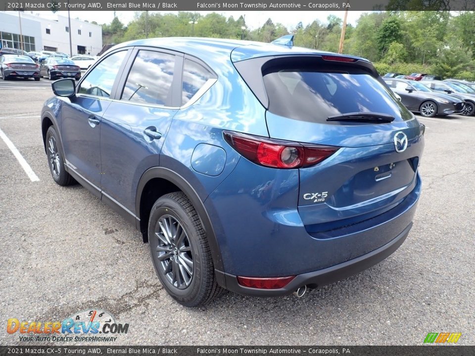 2021 Mazda CX-5 Touring AWD Eternal Blue Mica / Black Photo #6