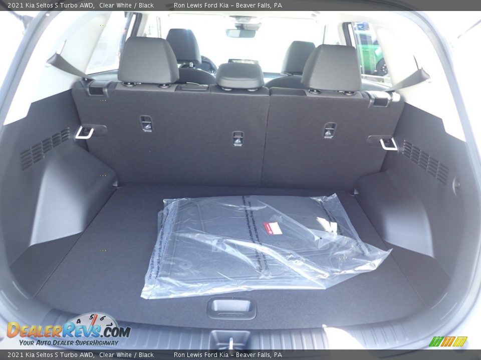 2021 Kia Seltos S Turbo AWD Clear White / Black Photo #9