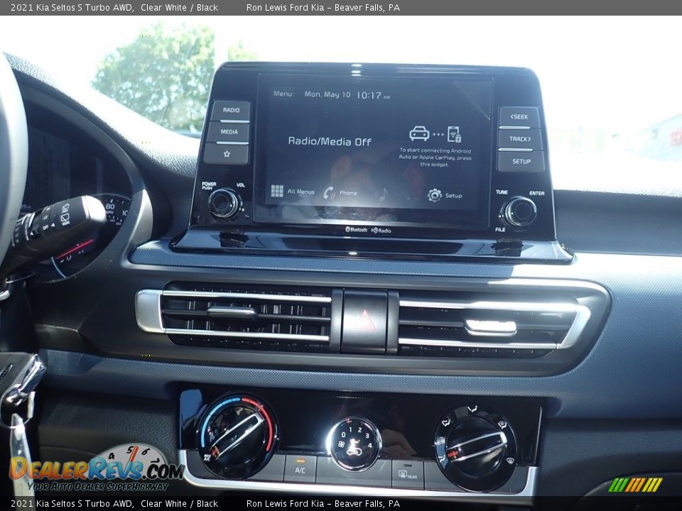 2021 Kia Seltos S Turbo AWD Clear White / Black Photo #19