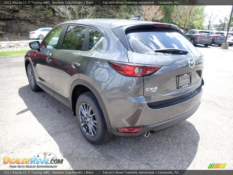 2021 Mazda CX-5 Touring AWD Machine Gray Metallic / Black Photo #6